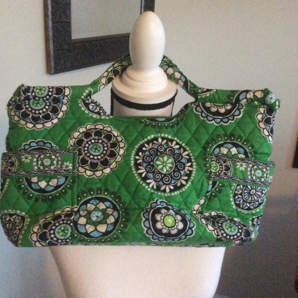 Very Bradley Green 100 Handbag